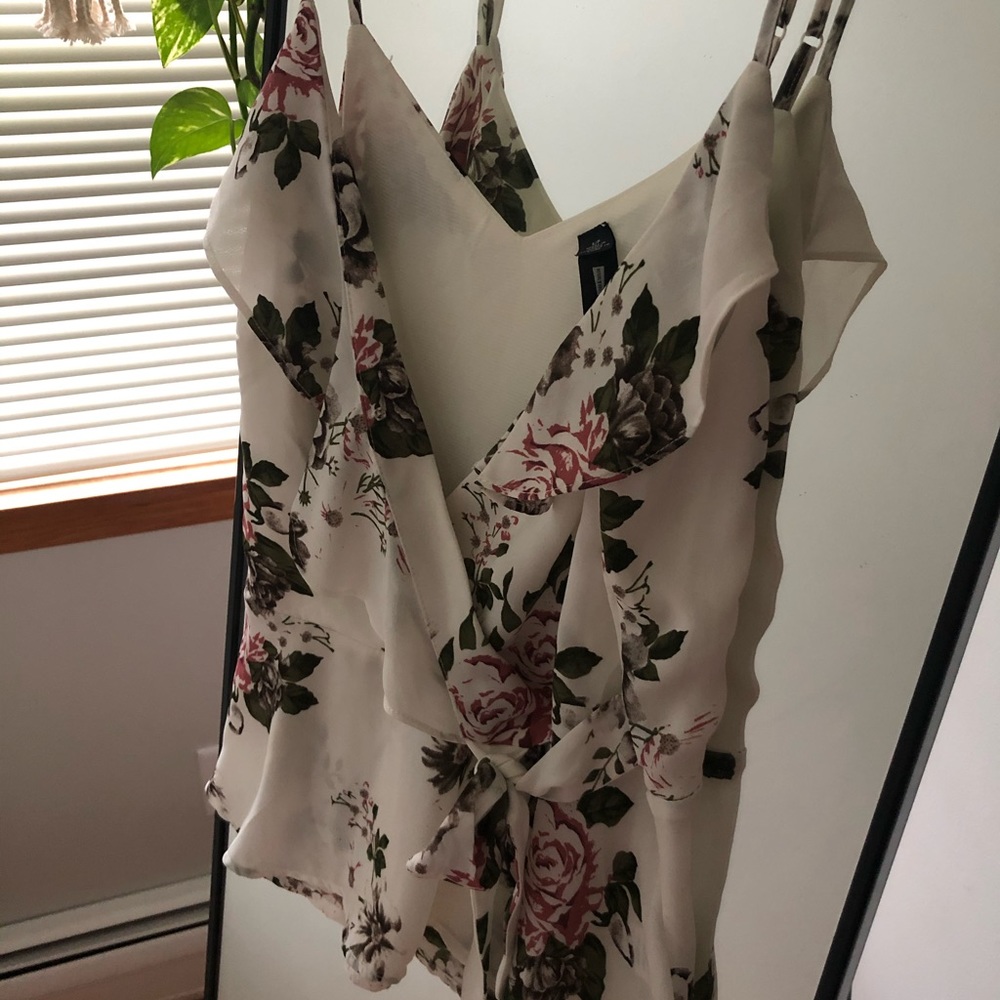 Floral sleeveless blouse - Picture 4 of 4